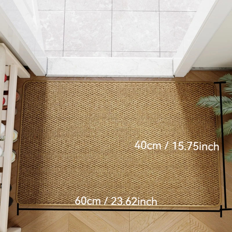 Faux Jute Outdoor Doormat Entrance Rug