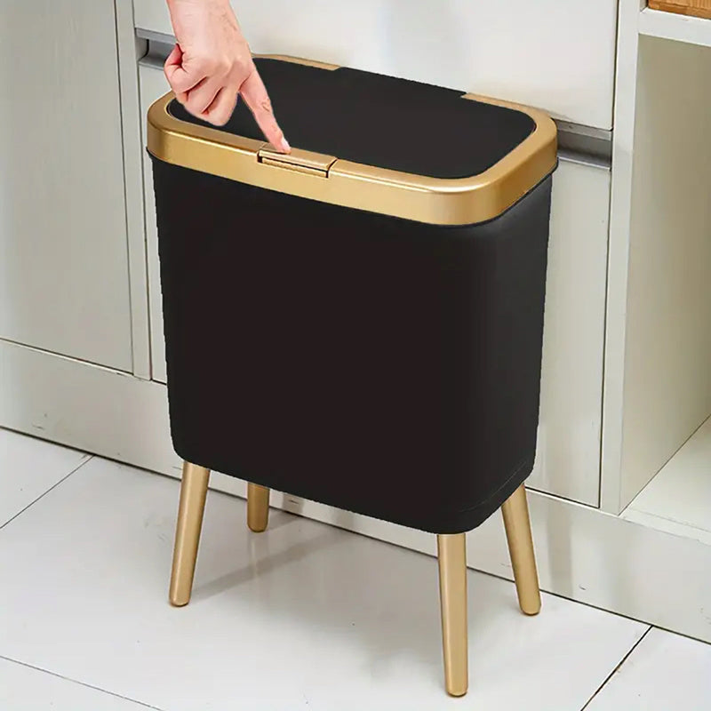 15L Modern Odour-Sealing Trash Can with Elevated Legs