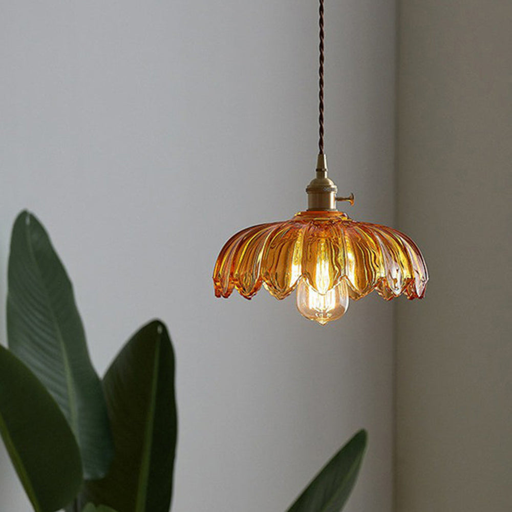 Vintage Flower Pendant Lamp