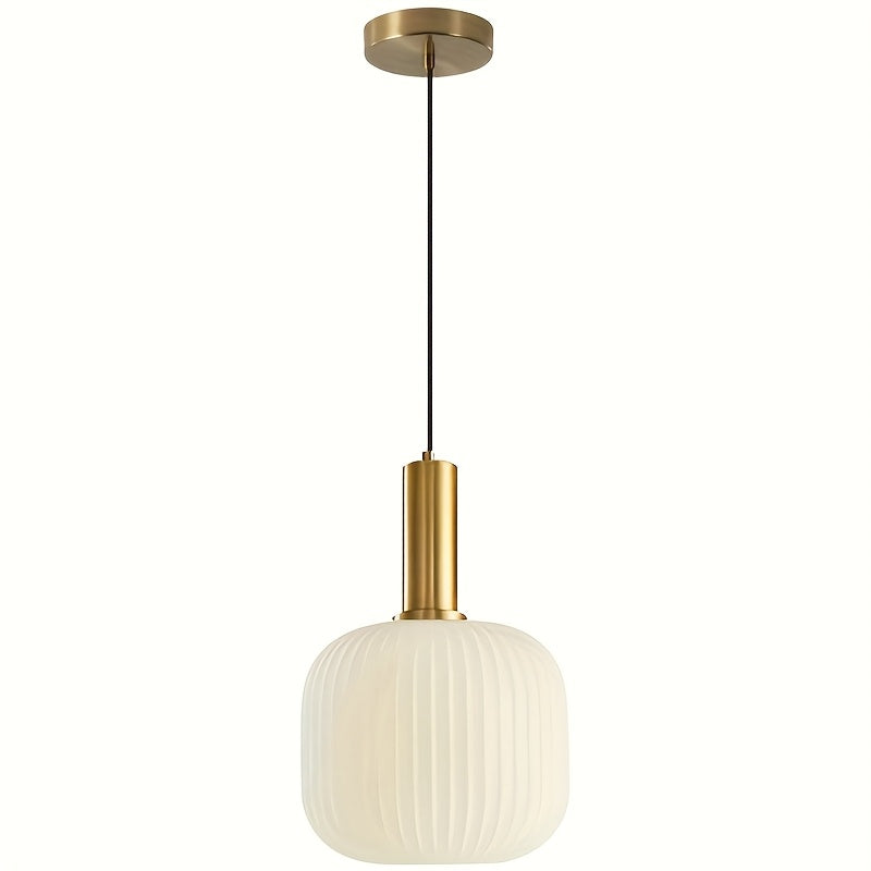Modern Striped Glass Pendant Light