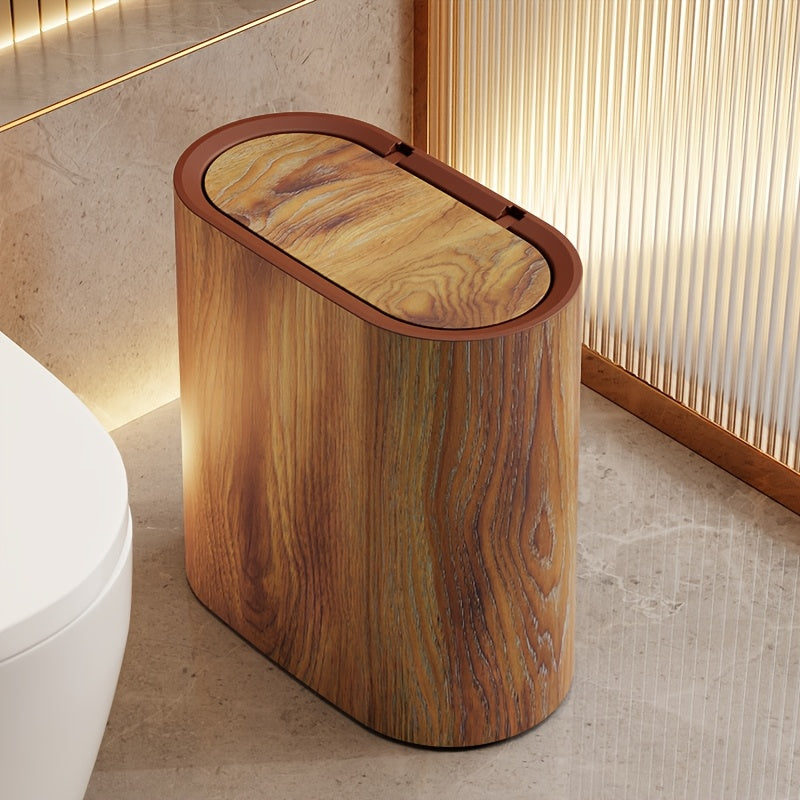 Marble Pattern Trash Can