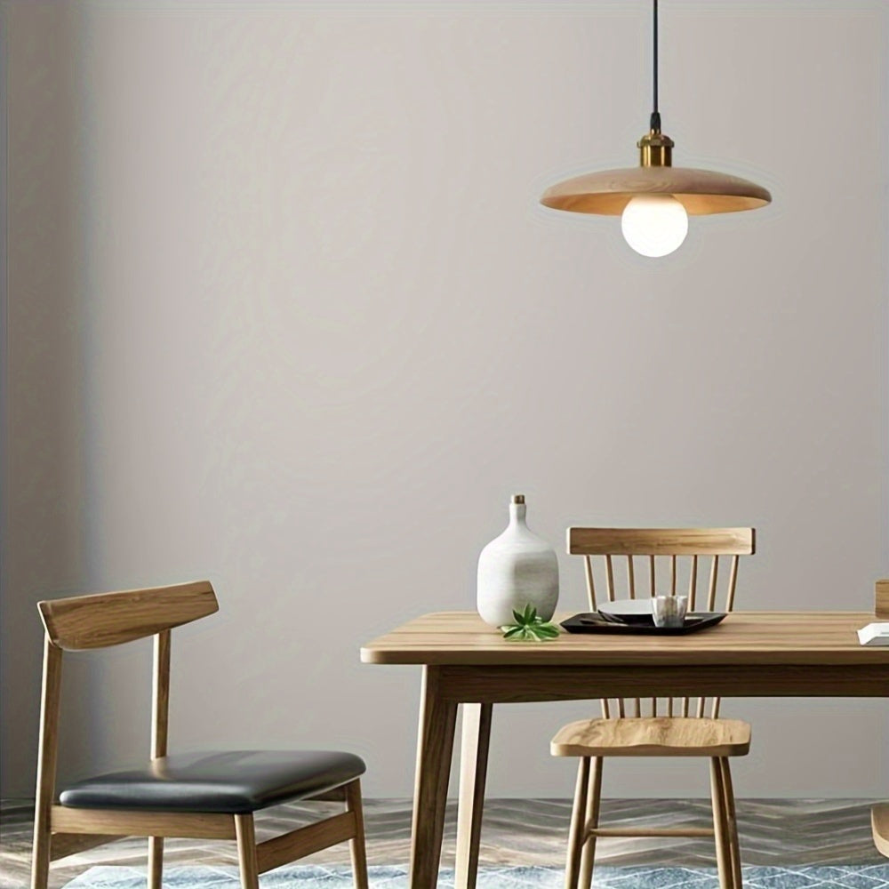 Modern Nordic Solid Wood Pendant Light