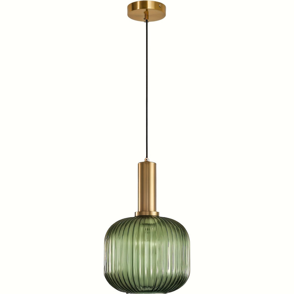 Modern Striped Glass Pendant Light
