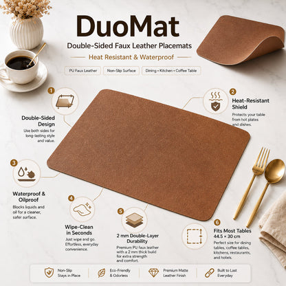 DuoMat Leather Placemats