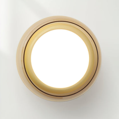 June Retro Glass Flush Mount Ceiling Light