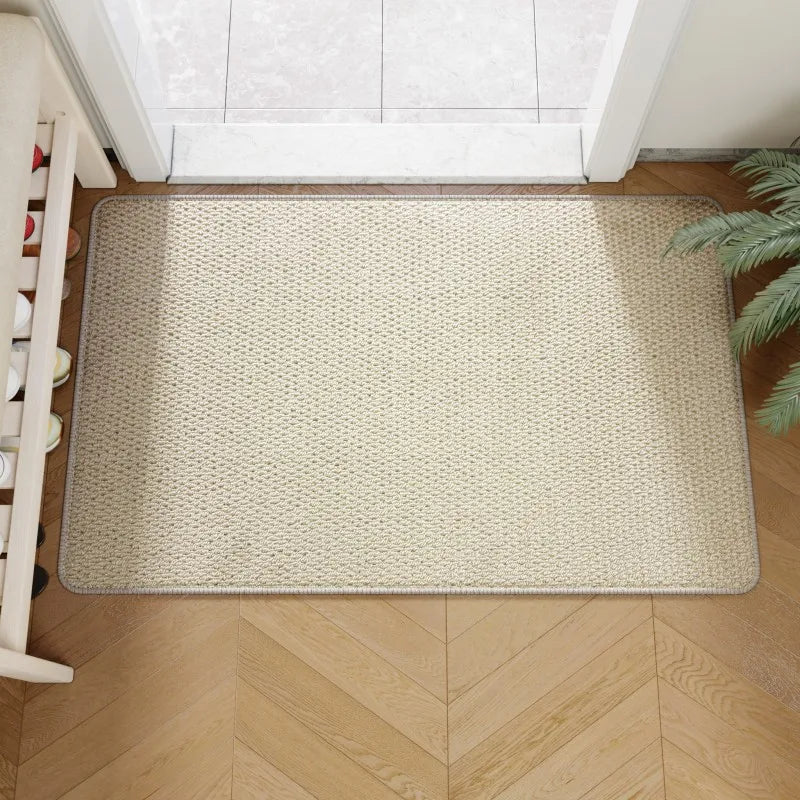 Faux Jute Outdoor Doormat Entrance Rug