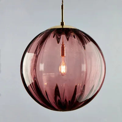 Modern Glass Ball Pendant Light