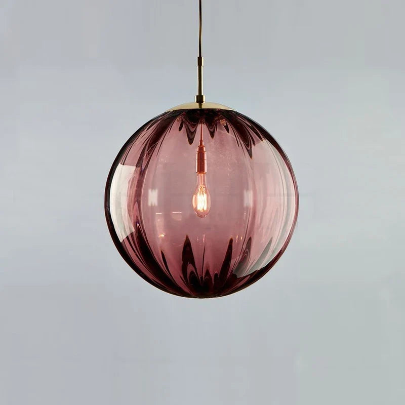 Modern Glass Ball Pendant Light