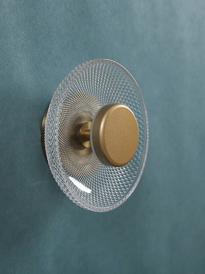 Modern Coloured Glass Wall Lamp