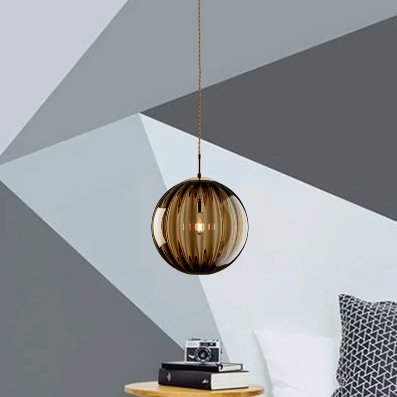 Modern Glass Ball Pendant Light