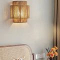 RattanGlow Wall Lamp