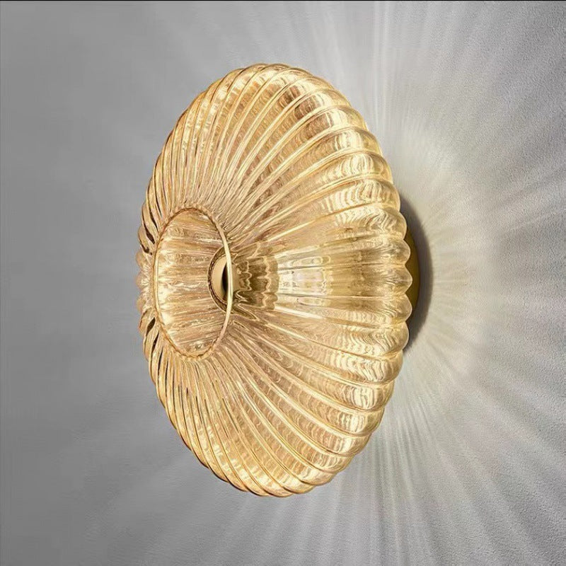 Nordic Vintage Glass Wall Sconce