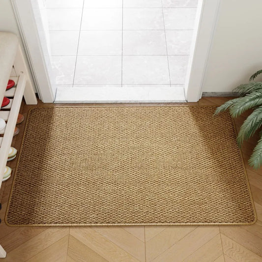 Faux Jute Outdoor Doormat Entrance Rug