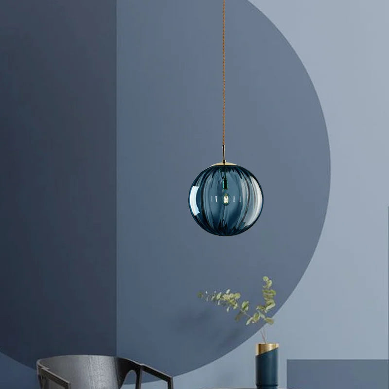 Modern Glass Ball Pendant Light
