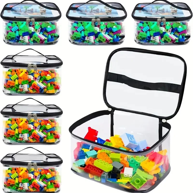 Transparent Mesh Toy Storage Bag