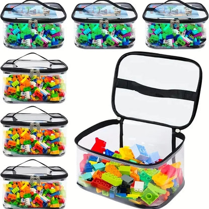Transparent Mesh Toy Storage Bag
