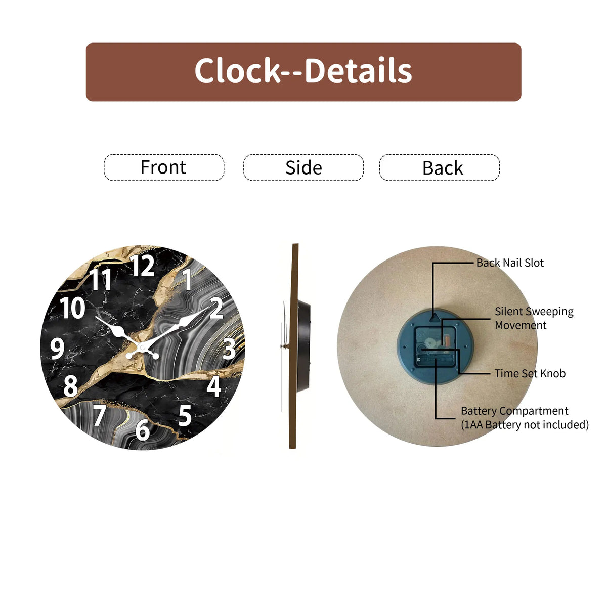 MarbellaTime Wall Clock