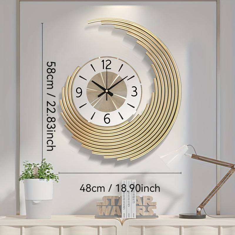 Modern 3D Metal Wall Clock