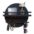 Round Wooden Key Holder