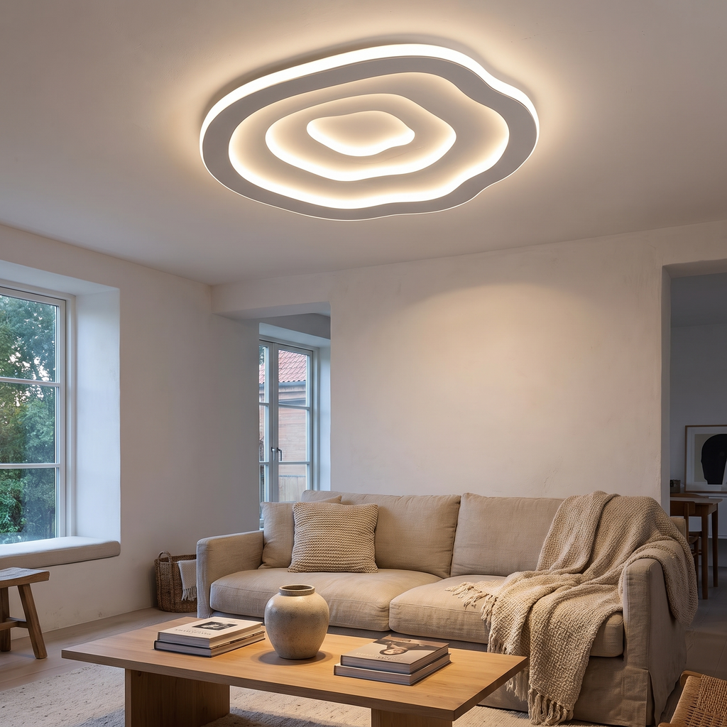 Ripple LED Ceiling Lamp | Modern Flush Mount Light