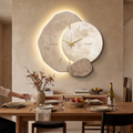 LumoClock | Large Modern Wall Clock | Silent Quartz & LED Light