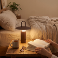 Wireless LED Touch Lamp | USB Rechargeable Metal Table Light