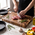 Acacia Wood Cutting Board | Durable End Grain Kitchen Chopping Block