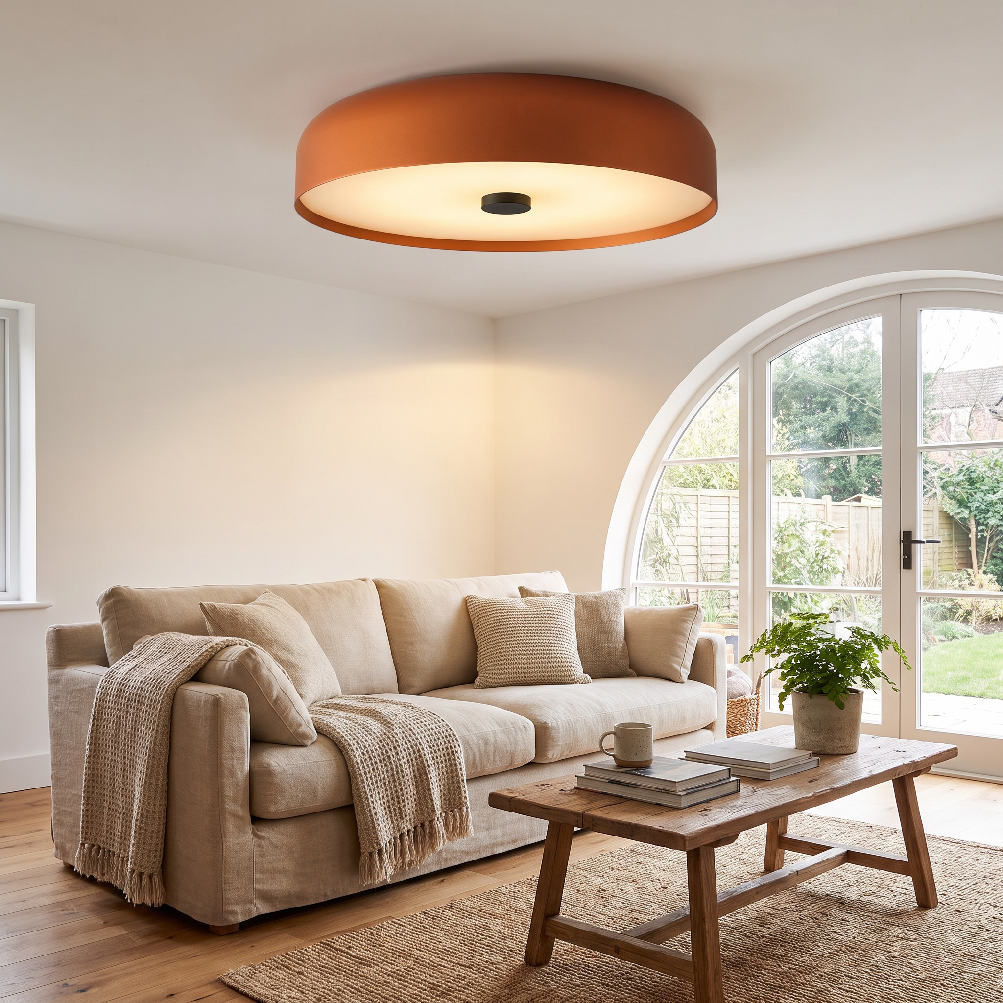 Nordic Retro Ceiling Light | Minimalist LED Flush Mount