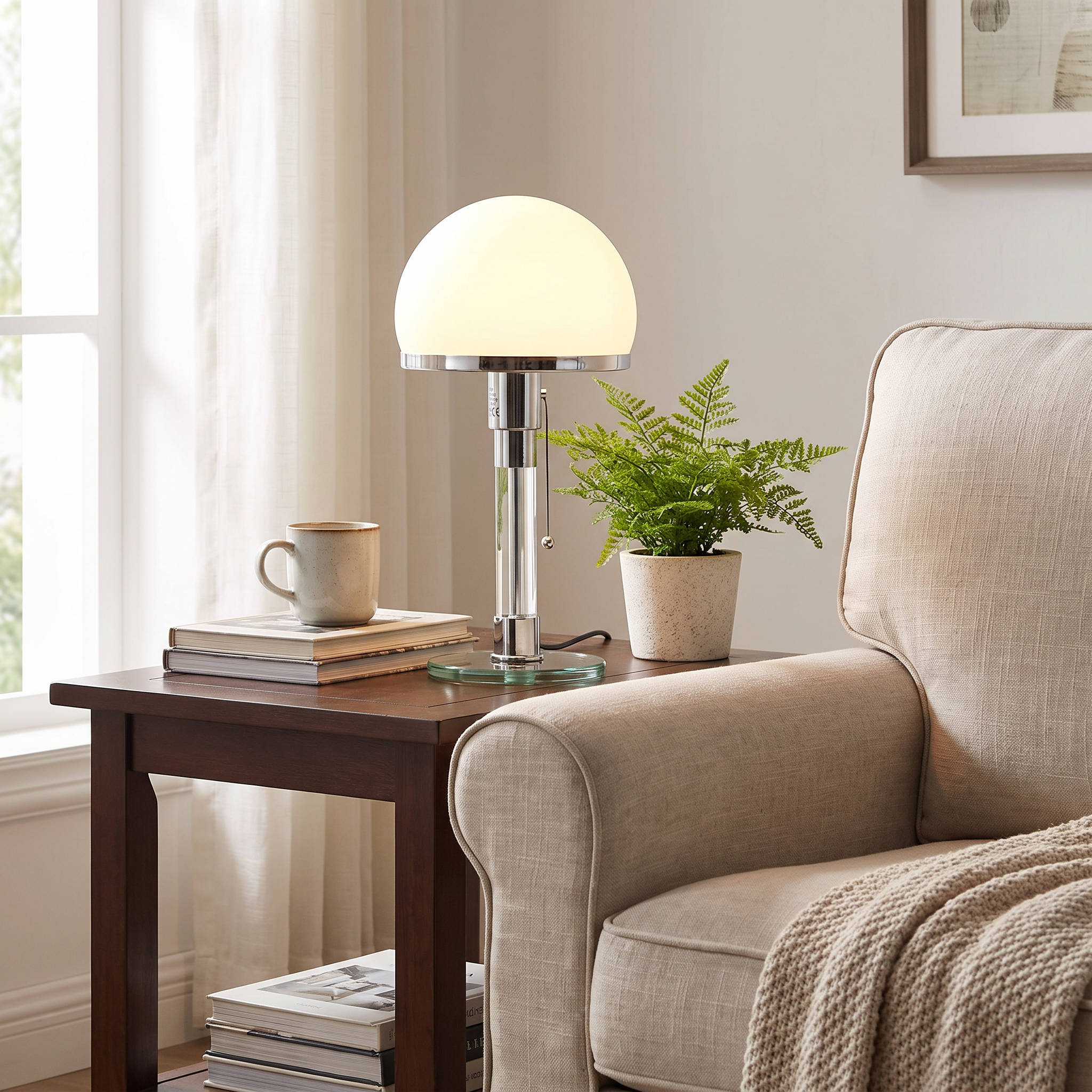 Wilhelm Bauhaus Table Lamp | Designer Nordic Glass Lamp