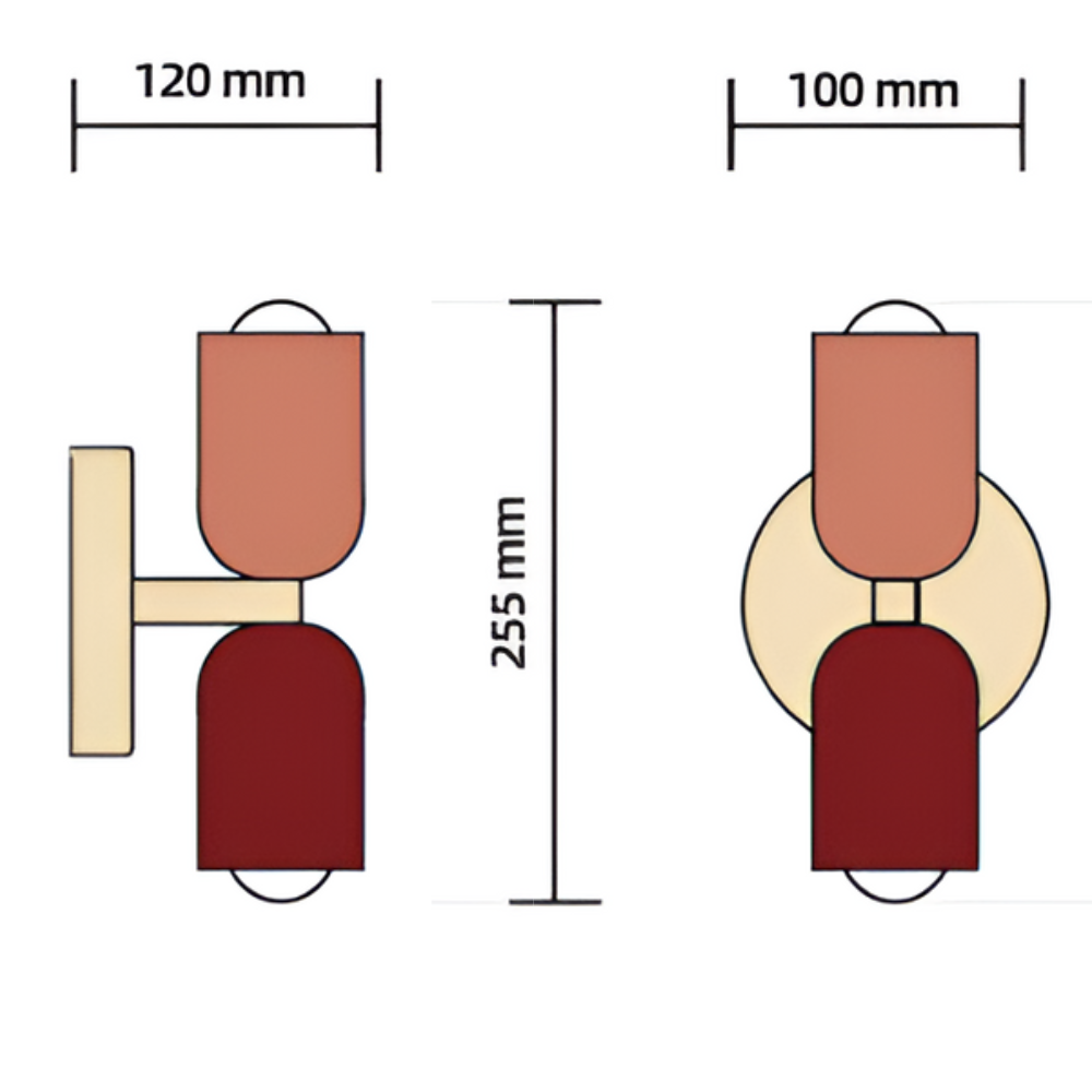 Nordic DualGlow Wall Lamp | Modern Two-Sided LED Design